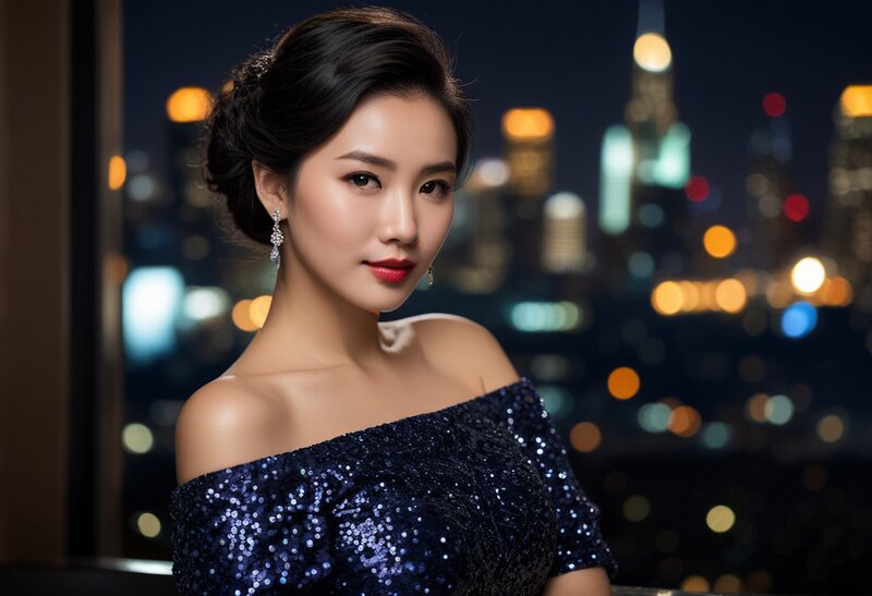 橱窗后的春天海报